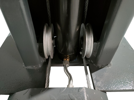 Capacidade de elevação 4000kg Duplo poste 12000lbs Elevador automático hidráulico para carro acidente