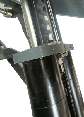Pedido do cliente 3.5 toneladas portátil Mid Rise Car Scissor Lift para Garage Elevador hidráulico