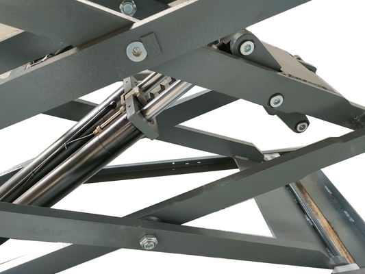 Pedido do cliente 3.5 toneladas portátil Mid Rise Car Scissor Lift para Garage Elevador hidráulico