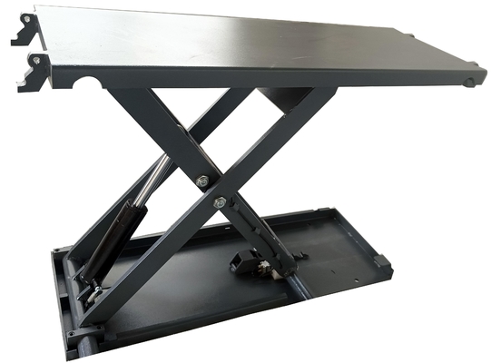 2.2kw Potência do motor Mid Rise Car Scissor Lift 3.5 Ton Low Profile Electric Portable Lift