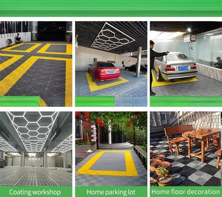 Carrinho de ferramentas de PP para moldagem por injecção OEM e entrelaçamento PVC Dalle Wash Vinyl Flooring