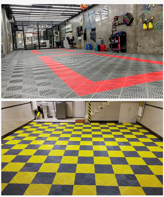 Pavimento de barraca de festas 40*40*4cm Pavimento de plástico para limpeza automática