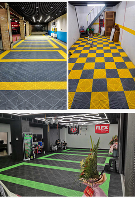 40*40*3cm azulejos de garagem interligados Design clássico e impermeável para garagem de lavagem de automóveis