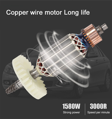 Peso da turbina 1000W Polisher de rodas de manutenção de automóveis com acessórios multiuso