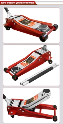 Reparação de pneus de automóveis Peso leve 3 toneladas Alumínio Pneumático Jack de piso de corrida para carros