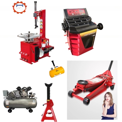 Conveniente Garagem Loja de pneus Pacote Compressor de ar Trocador de pneus Balanceador de rodas Combo