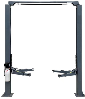 Placa de base Elevador hidráulico de cilindro duplo de dois postes Elevador de carro com liberação manual e CE