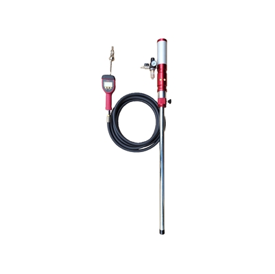 120cm * 30cm bomba de tambor elétrico portátil com medidor de caudal pistola de óleo para diesel gasolina óleo químico líquido