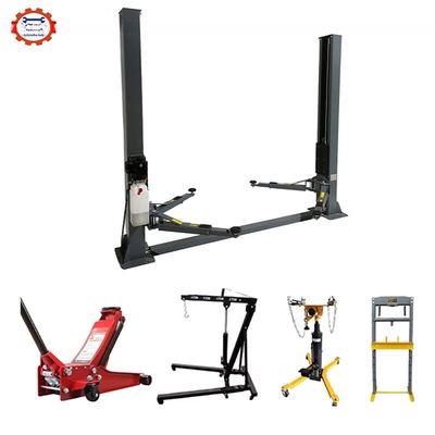 Capacidade de elevação de 4000 kg Placa de base 2 Post Lift com liberação hidráulica de duplo cilindro