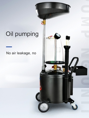 Extractor de óleo pneumático de 80L e coletor de óleo residual para desempenho do motor de automóvel