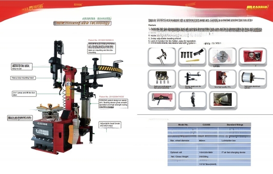 Max. Diâmetro da roda 1000mm C233SE Máquina de Troca de Pneus Automática Completa Sem Alavanca