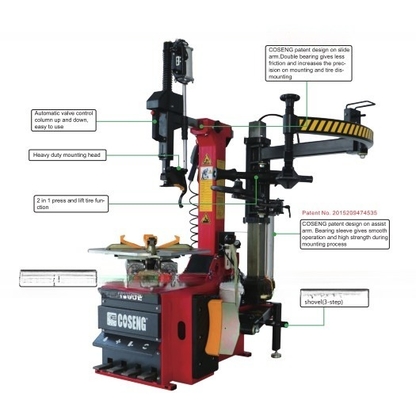 Max. Diâmetro da roda 1000mm C233SE Máquina de Troca de Pneus Automática Completa Sem Alavanca