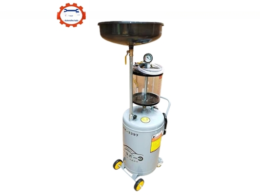 Função da roda de reparação Esgotador de óleo pneumático para recolha de óleo durante a reparação do motor do automóvel
