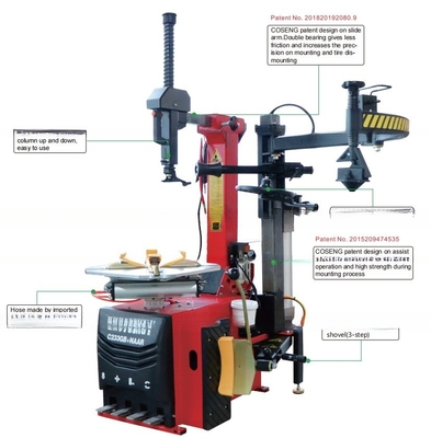 Reparo de pneus de automóveis com diâmetro máximo das rodas 1000 mm