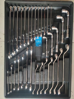 Prata 7 Caixa de Ferramentas Trolley e 5 camada com 323 Pcs CRV durável ferramentas conjuntos de aço Garagem de armazenamento Roller Cabinet