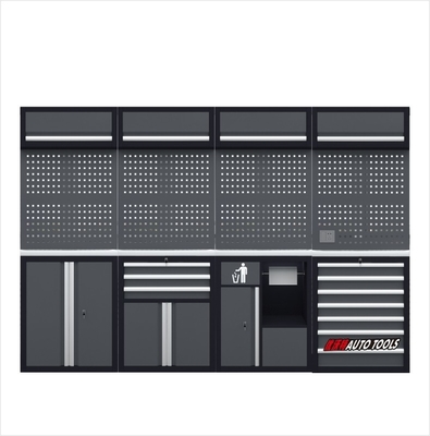 Ferramentas de loja de garagem Bancos de trabalho metálicos para caixa de ferramentas pesadas e espaço de trabalho industrial