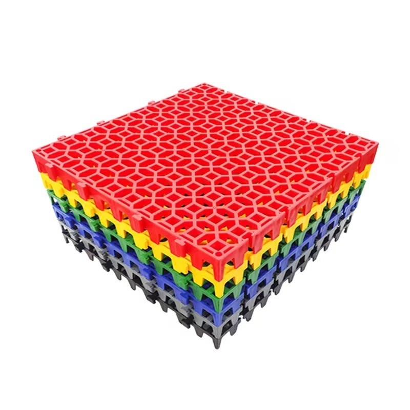 Pavimento de barraca de festas 40*40*4cm Pavimento de plástico para limpeza automática