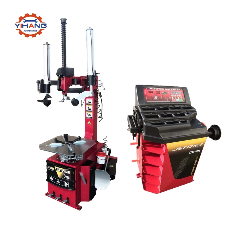 Potência do motor 0.75kw/1.1kw Câmbio de pneus e equilibrador de rodas para pneus de 10''-22'