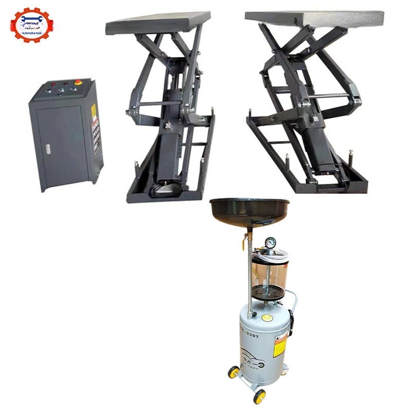 110 mm MIN HEIGHT CE 3.5T Super-finho de tesoura elevador de carro para o transporte de veículos suave
