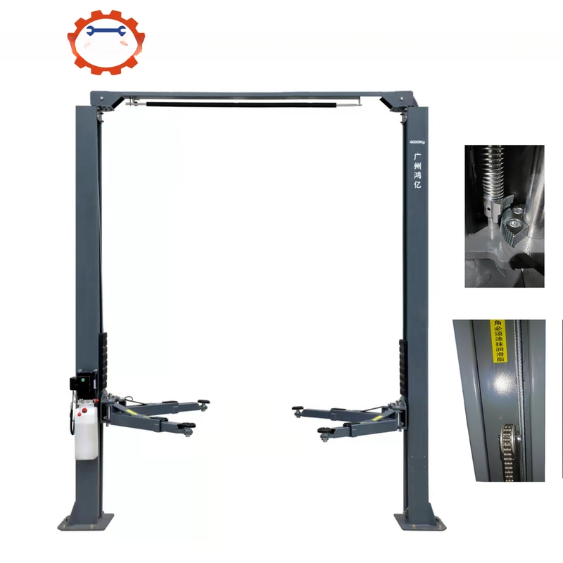 Elevador hidráulico de duplo cilindro 4.0T 2 Post Clearfloor Electrical Release AA-2PCF40E