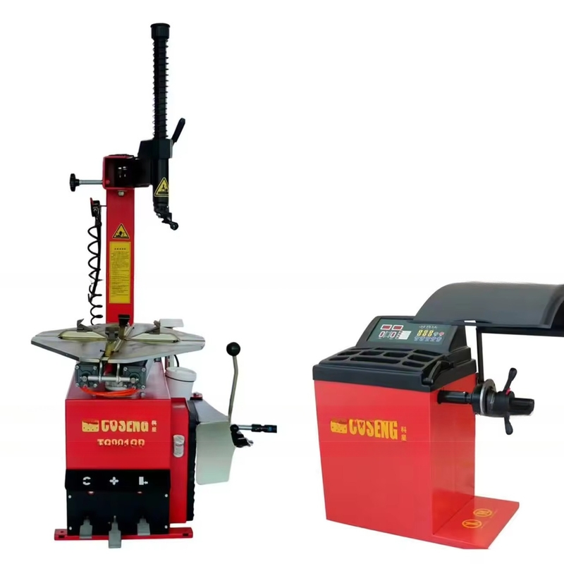 110V/220V/240V/380V/415V 50Hz/60Hz Trocador de pneus Equipamento de reparo Balanceador de rodas Combo